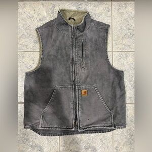 Carhartt vest--lightly bleached. Very stylish.